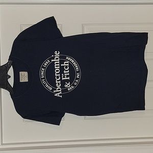 Abercrombie & Fitch Navy Blue Short Sleeve Tee